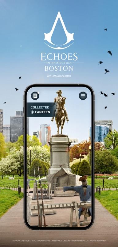Concept composition of revolutionary-era militia training on Boston Common, portrait orientation