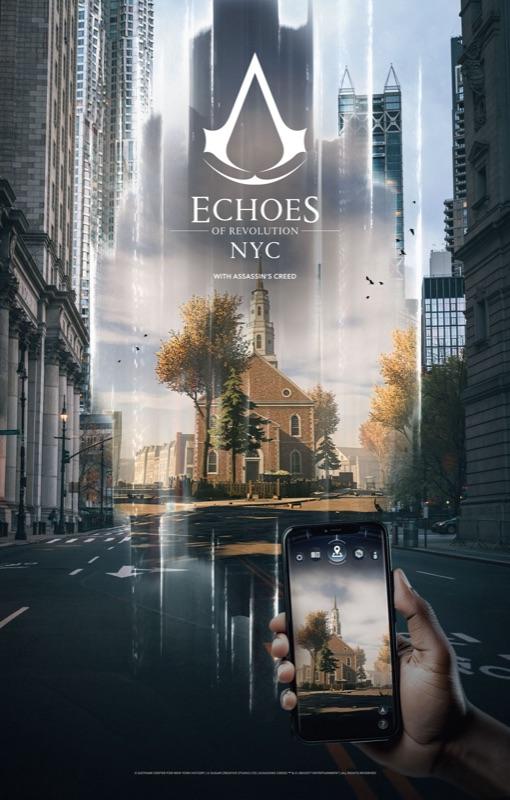 Approved key art for Echoes of Revolution: NYC
